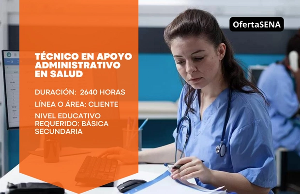 Técnico en Apoyo Administrativo en Salud – SENA Sofia Plus