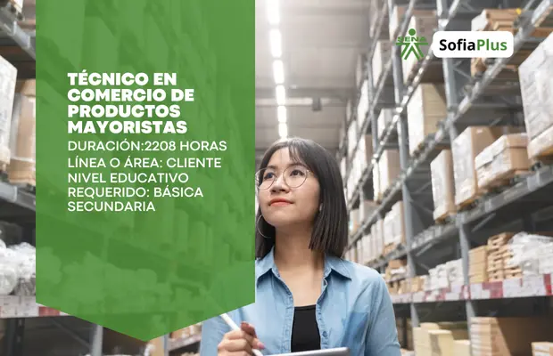 Carrera Técnico en Comercio de Productos SENA Sofia Plus