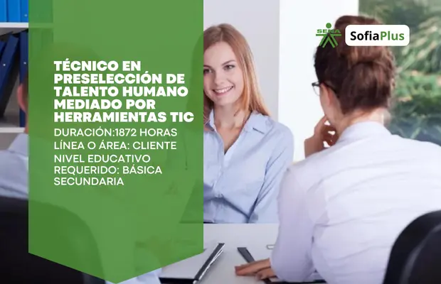 Carrera Técnico en Preselección de Talento Humano Mediado Por Herramientas TIC