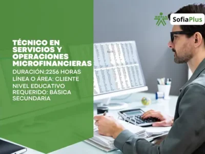 Técnico en Servicios y Operaciones Microfinancieras