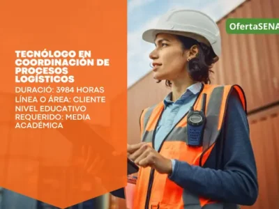 Tecnólogo en Coordinación de Procesos Logísticos