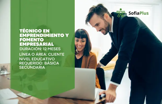 Carrera Técnico en Emprendimiento y Fomento Empresarial SENA Sofia Plus