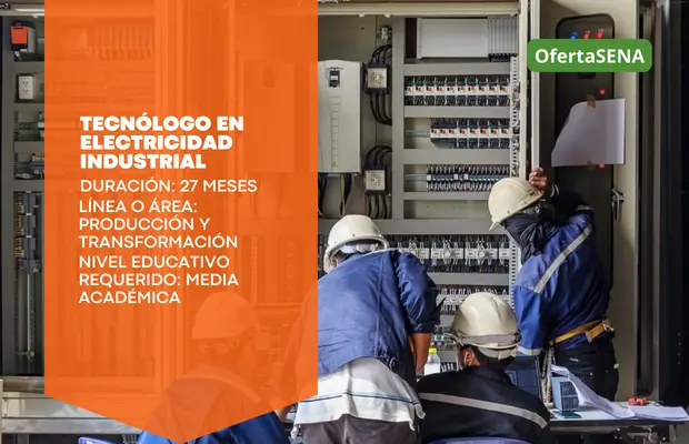 Carrera Tecnólogo en Electricidad Industrial SENA Sofia Plus