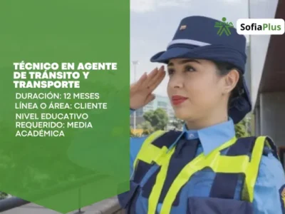 Carrera Técnico en Agente de Tránsito y Transporte SENA Sofia Plus