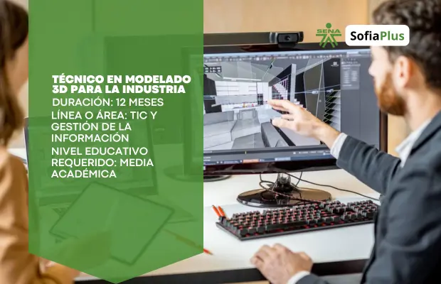 Carrera Técnico en Modelado 3D para la Industria SENA Sofia Plus