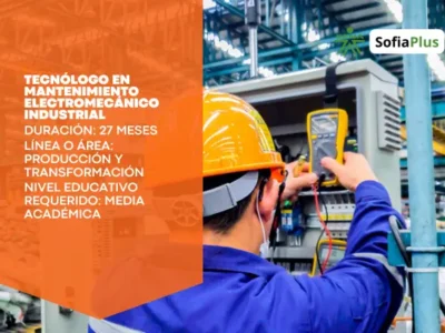 Carrera Tecnólogo en Mantenimiento Electromecánico Industrial SENA Sofia Plus